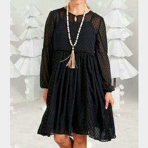 Matilda Jane Nostalgia Charlie Swiss dot lace